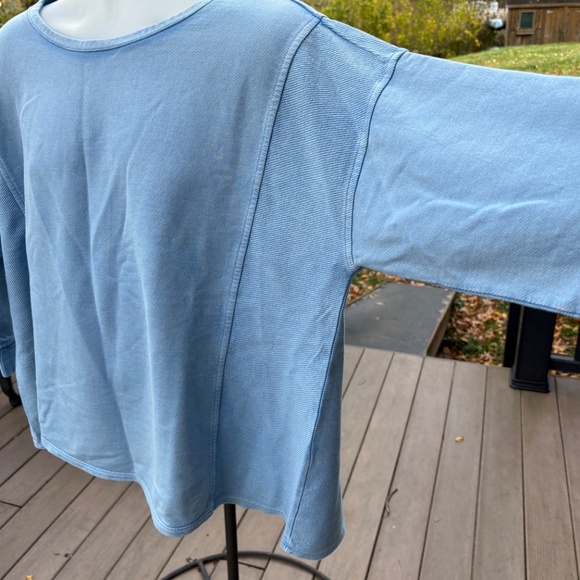 J. Jill Sweat Shirt and Skirt - Powder Blue 2X - Picture 2 of 7